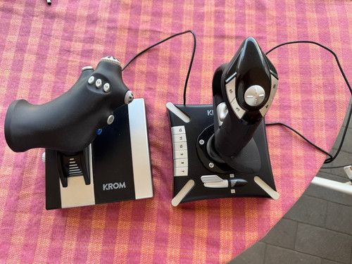 Krom flight hotas joystick - k-flight,
